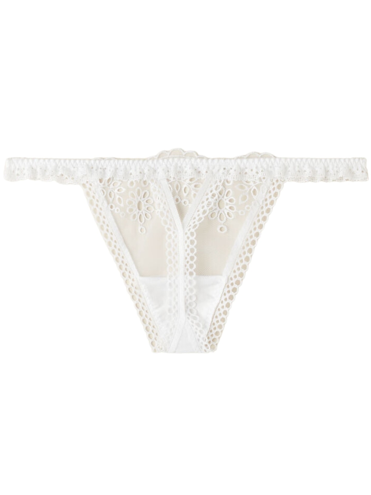 Calcinha Fio Dental De Laço Timeless Simplicity Branco Intimissimi