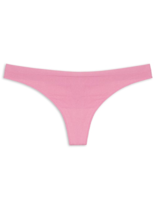 Calcinha Fio Dental Em Microfibra Light - Rosa