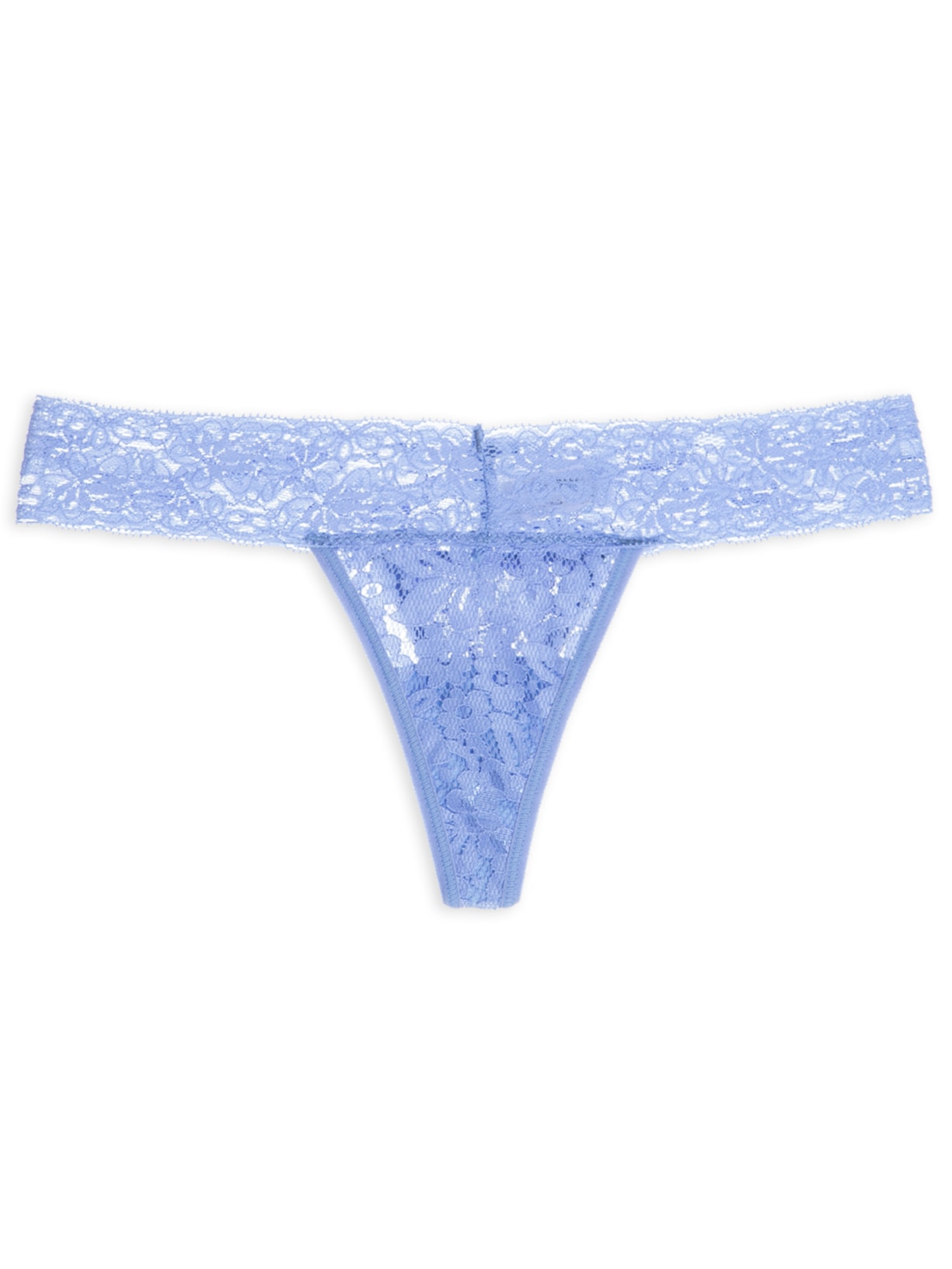 Calcinha Fio Dental Em Renda - Azul