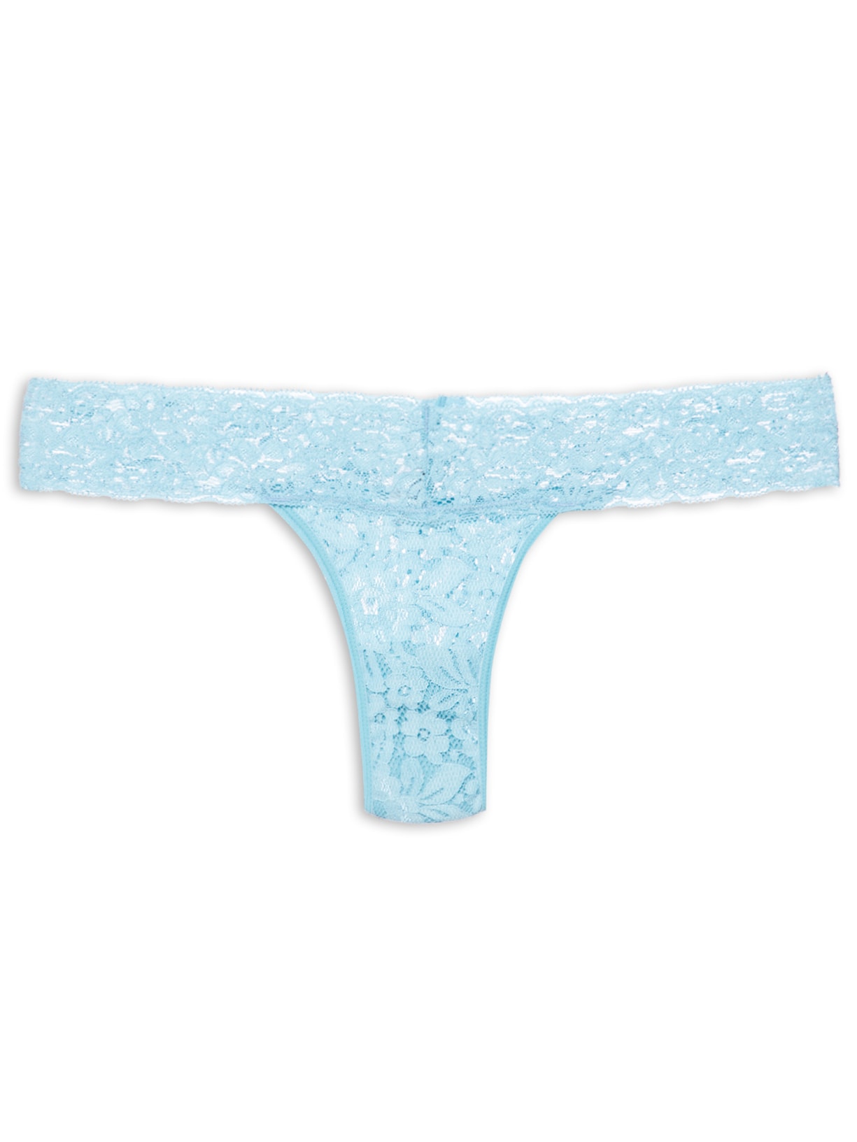 Calcinha Fio Dental Em Renda - Azul