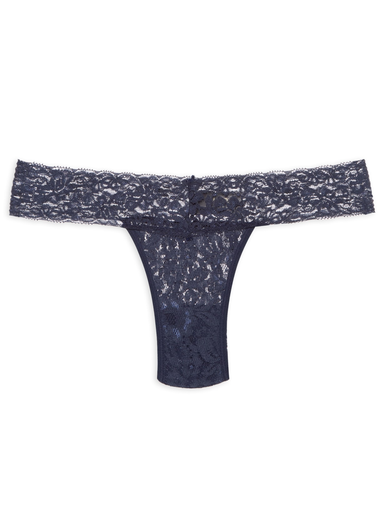 Calcinha Fio Dental Em Renda - Azul