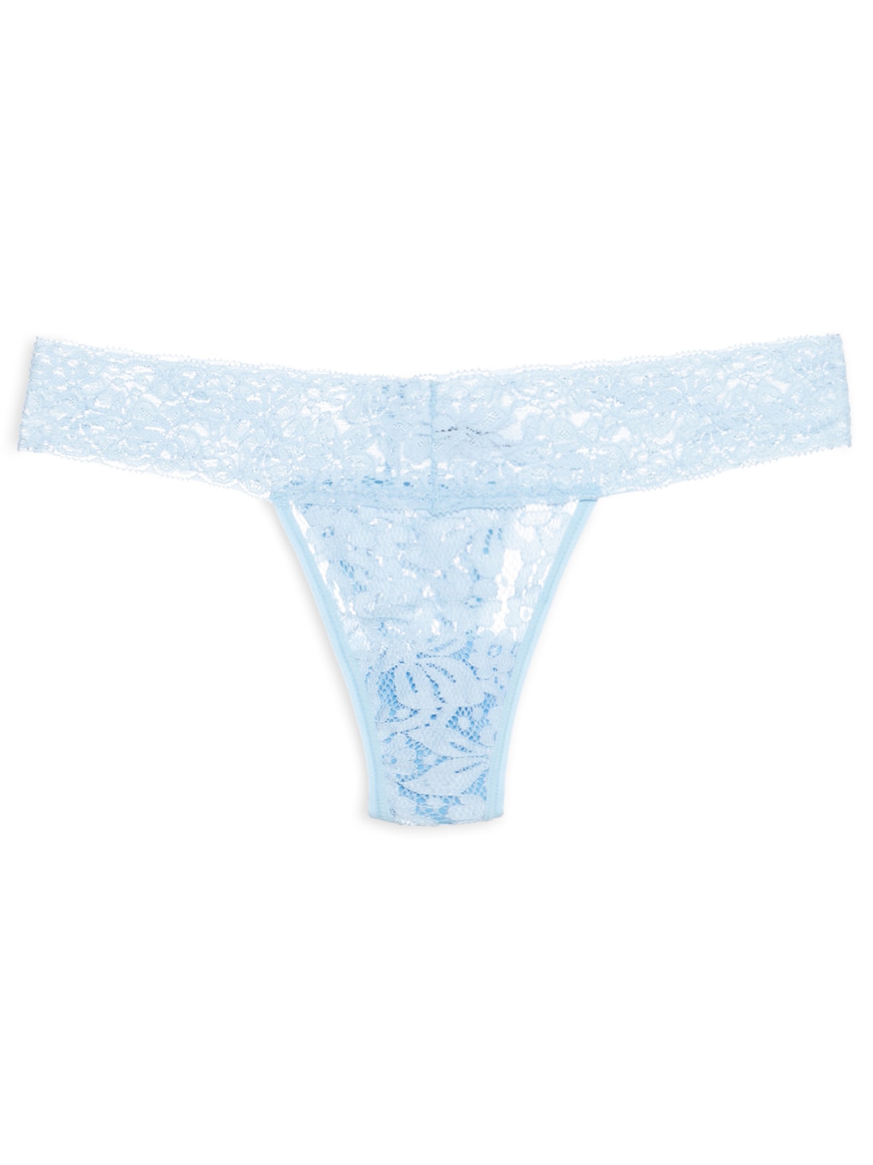 Calcinha Fio Dental Em Renda Azul Hope