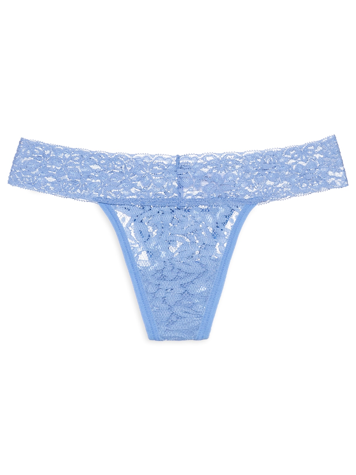 Calcinha Fio Dental Em Renda Azul Hope