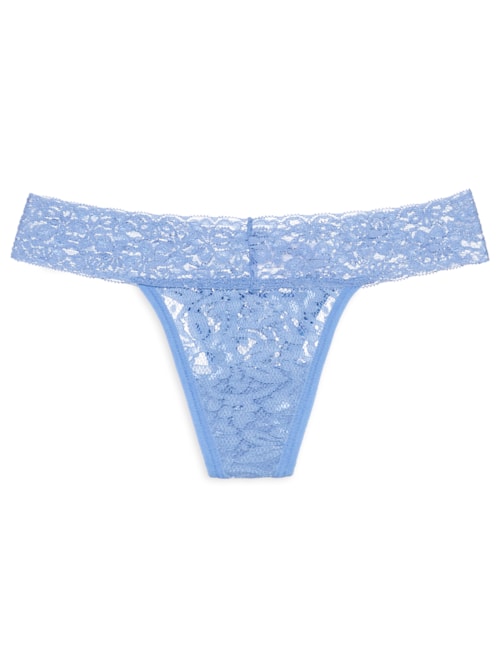 Calcinha Fio Dental Em Renda - Azul