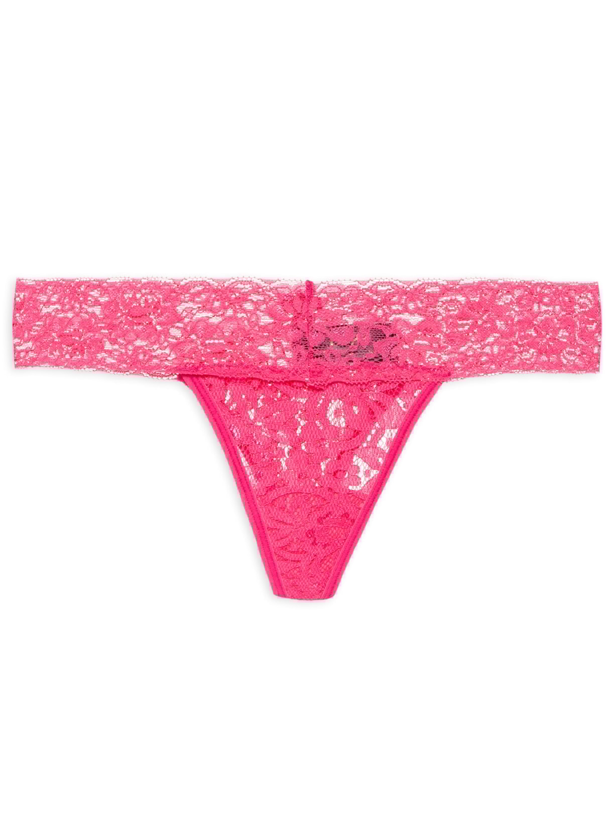 Calcinha Fio Dental Em Renda - Rosa