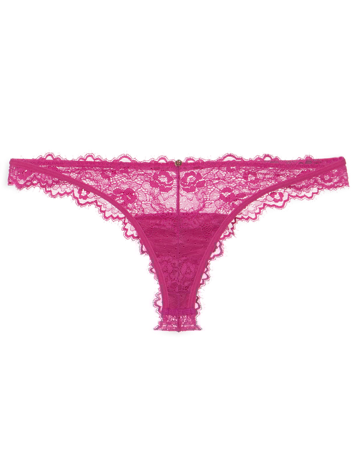 Calcinha Fio Dental Em Renda - Rosa