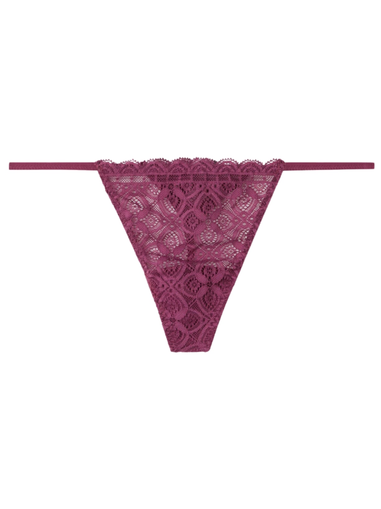 Calcinha Fio Dental Em Renda Roxo Intimissimi