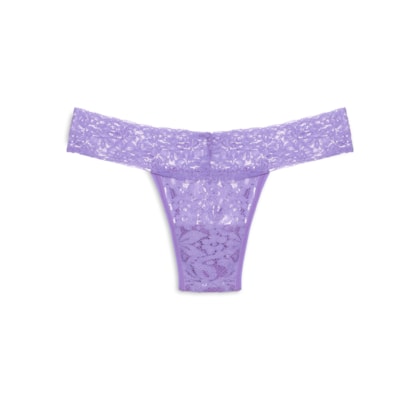 Calcinha Fio Dental Em Renda - Roxo