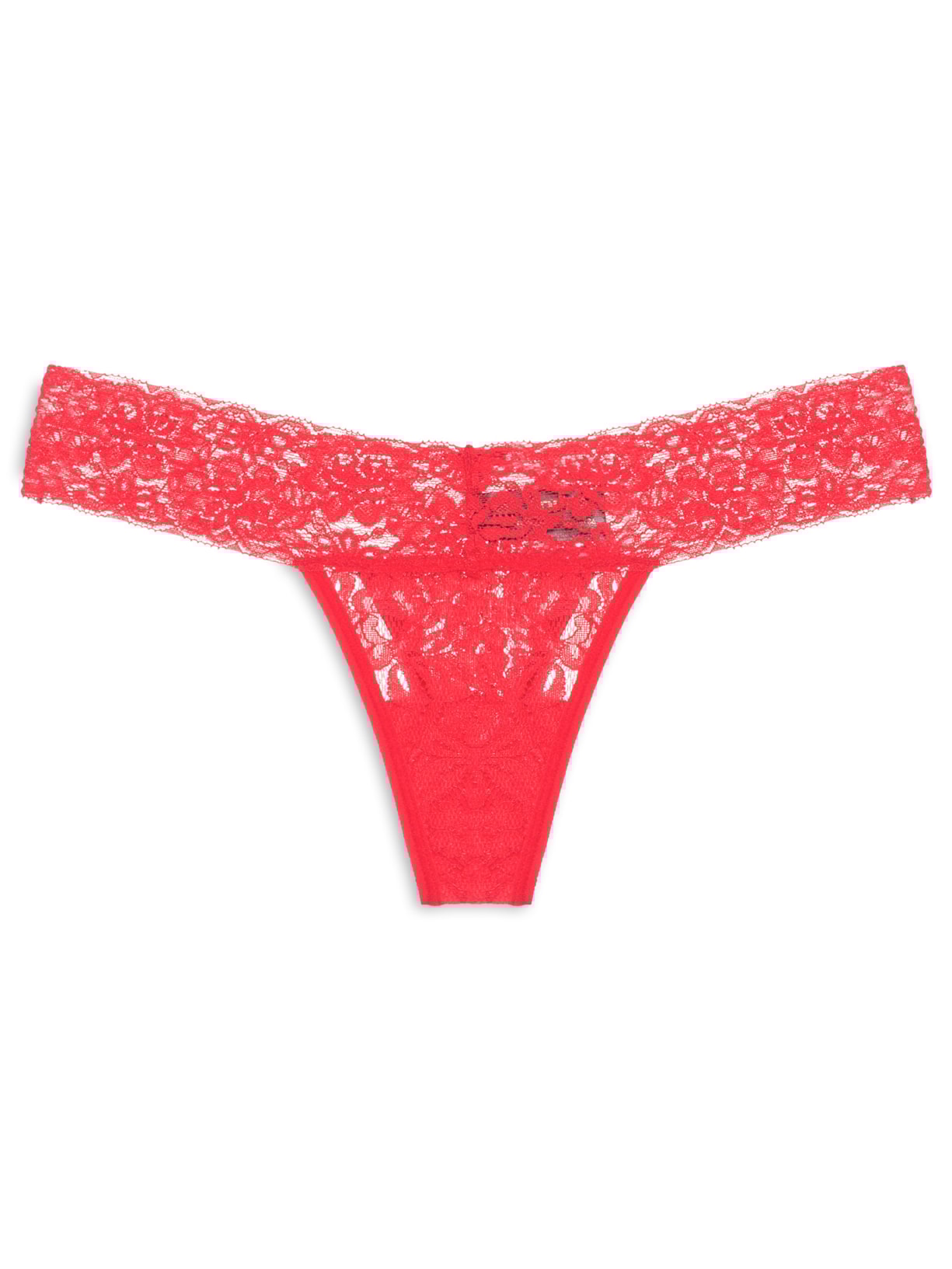 Calcinha Fio Dental Em Renda Vermelho Hope