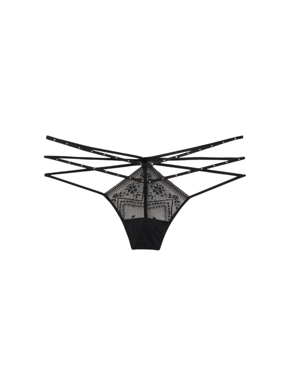 Calcinha Fio Dental Flirt Fearlessly Preto Intimissimi