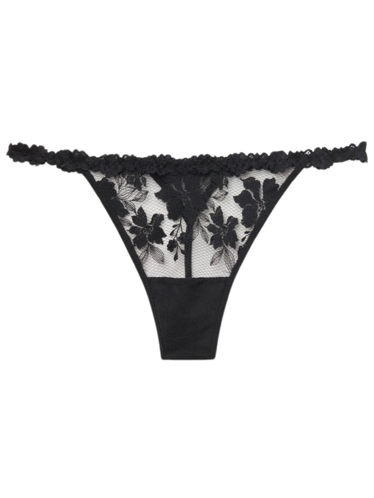 Calcinha Fio Dental In Full Bloom Preto Intimissimi