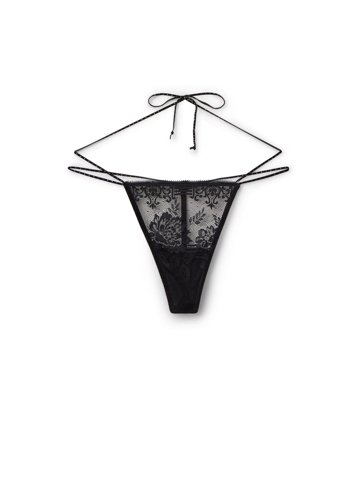 Calcinha Fio Dental La Femme Fatale - Preto