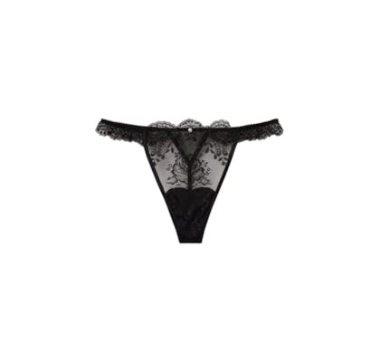 Calcinha Fio Dental La Vie En Rose - Preto