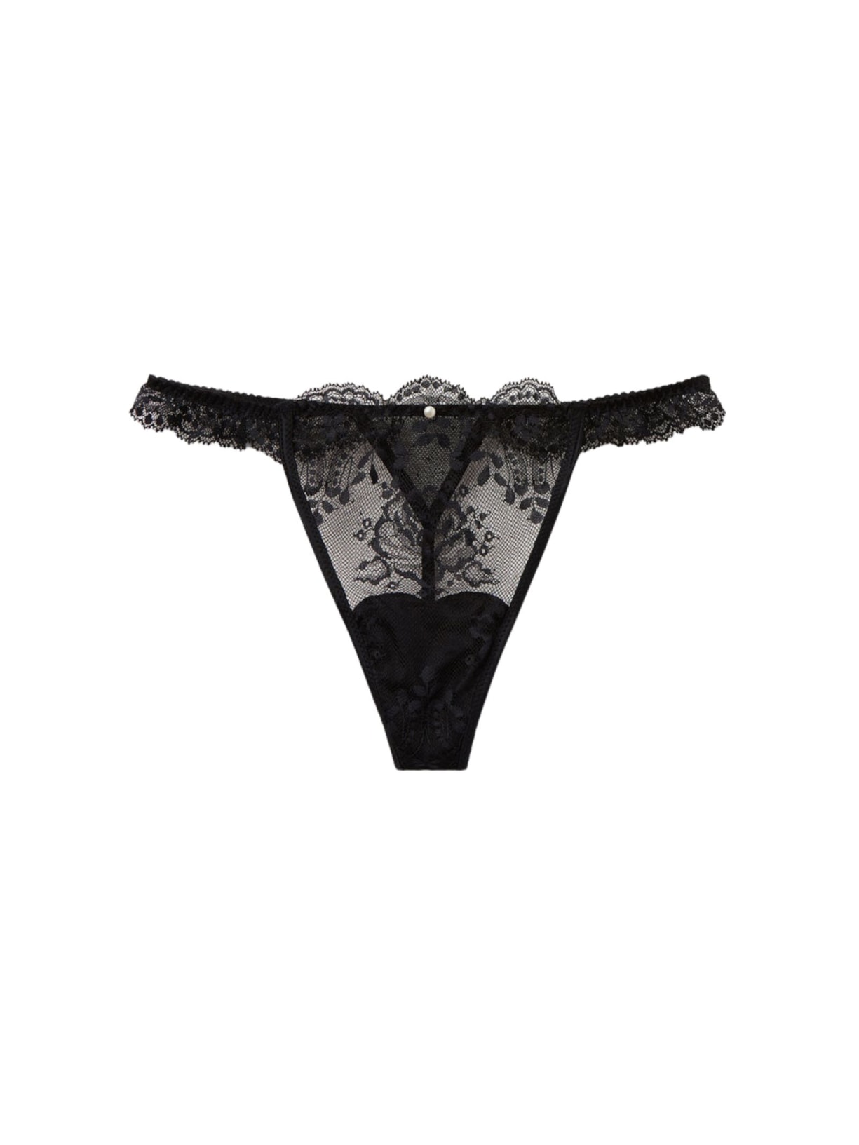 Calcinha Fio Dental La Vie En Rose - Preto