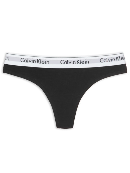 Calcinha Fio Dental Modern Cotton - Preto