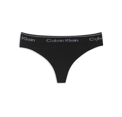 Calcinha Fio Dental Modern Cotton Seamless - Preto