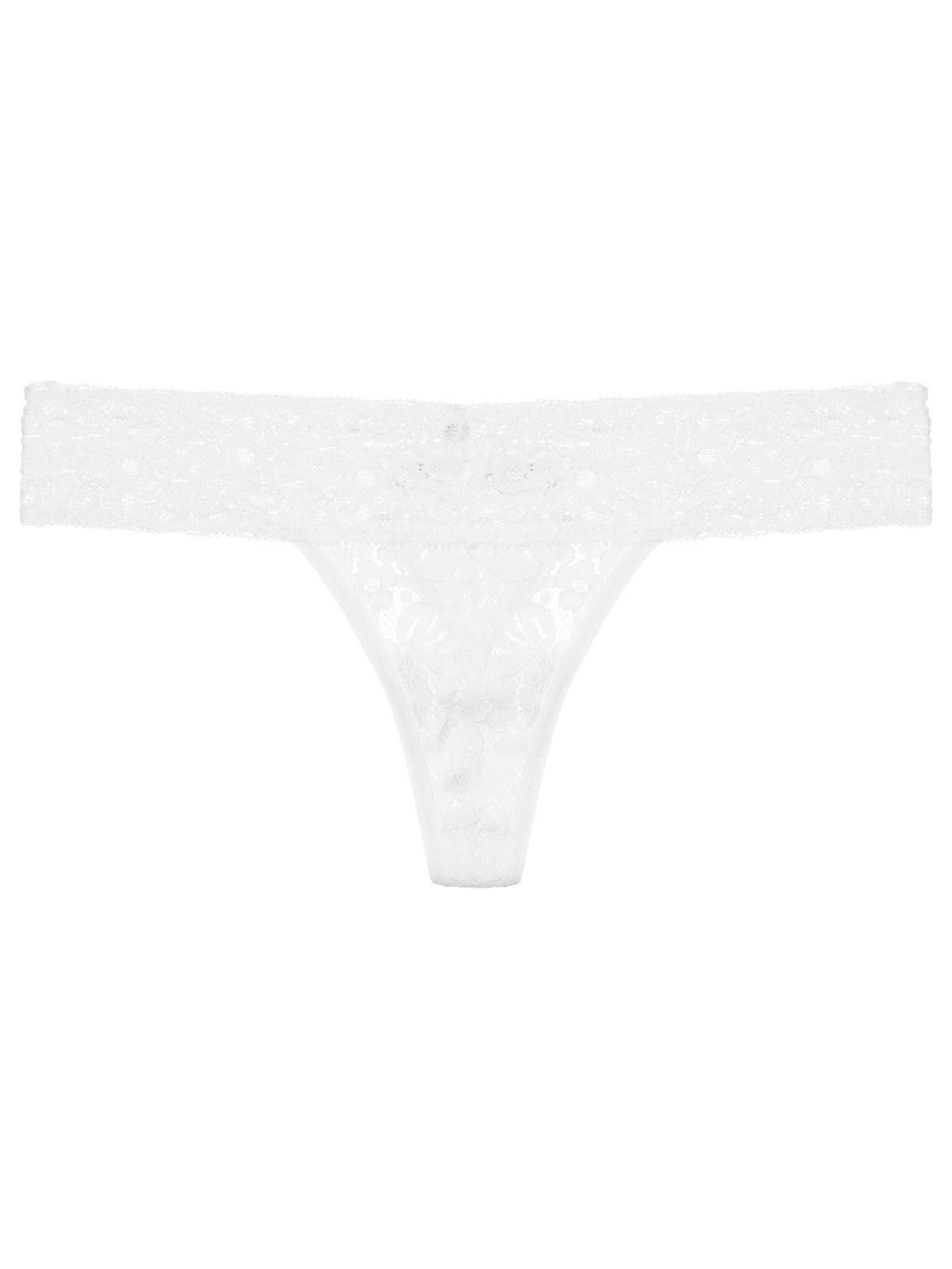 Calcinha Fio Dental Renda - Branco