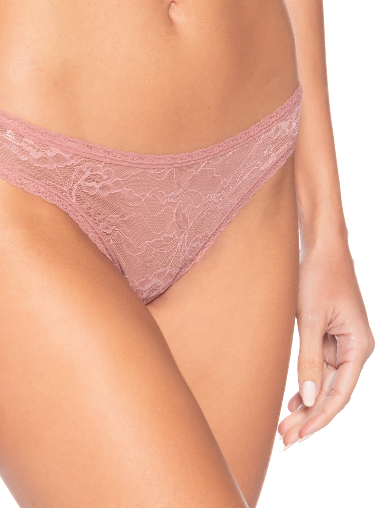 Calcinha Fio Dental Rosa Valisere