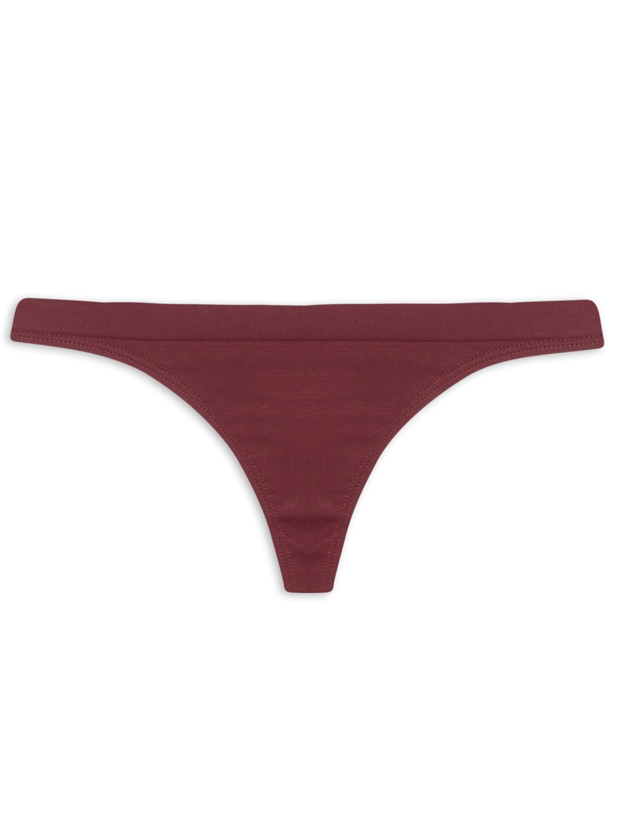 Calcinha Fio Dental Sem Costura Vermelho Lupo