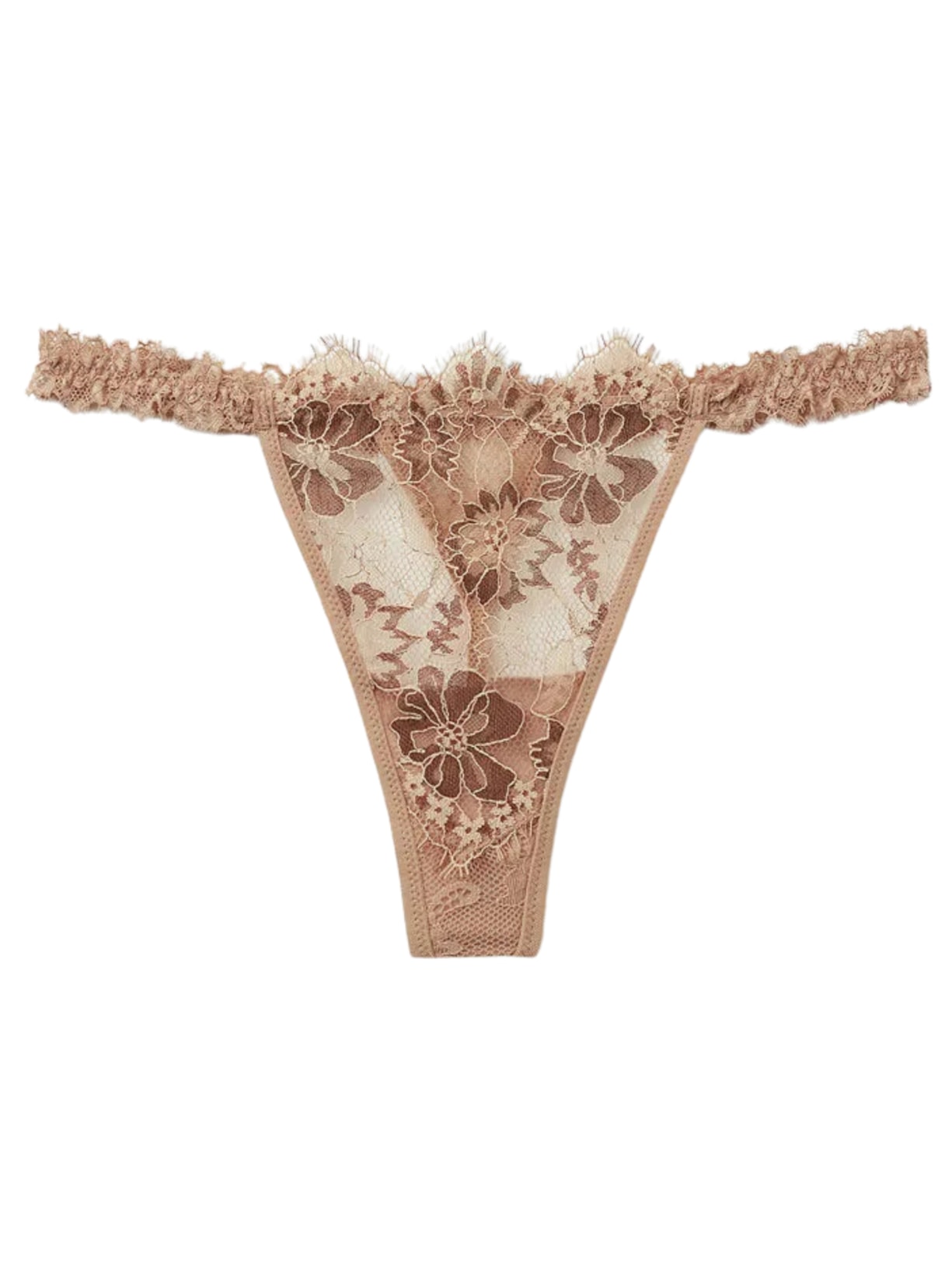 Calcinha Fio Dental Summer Glow - Bege