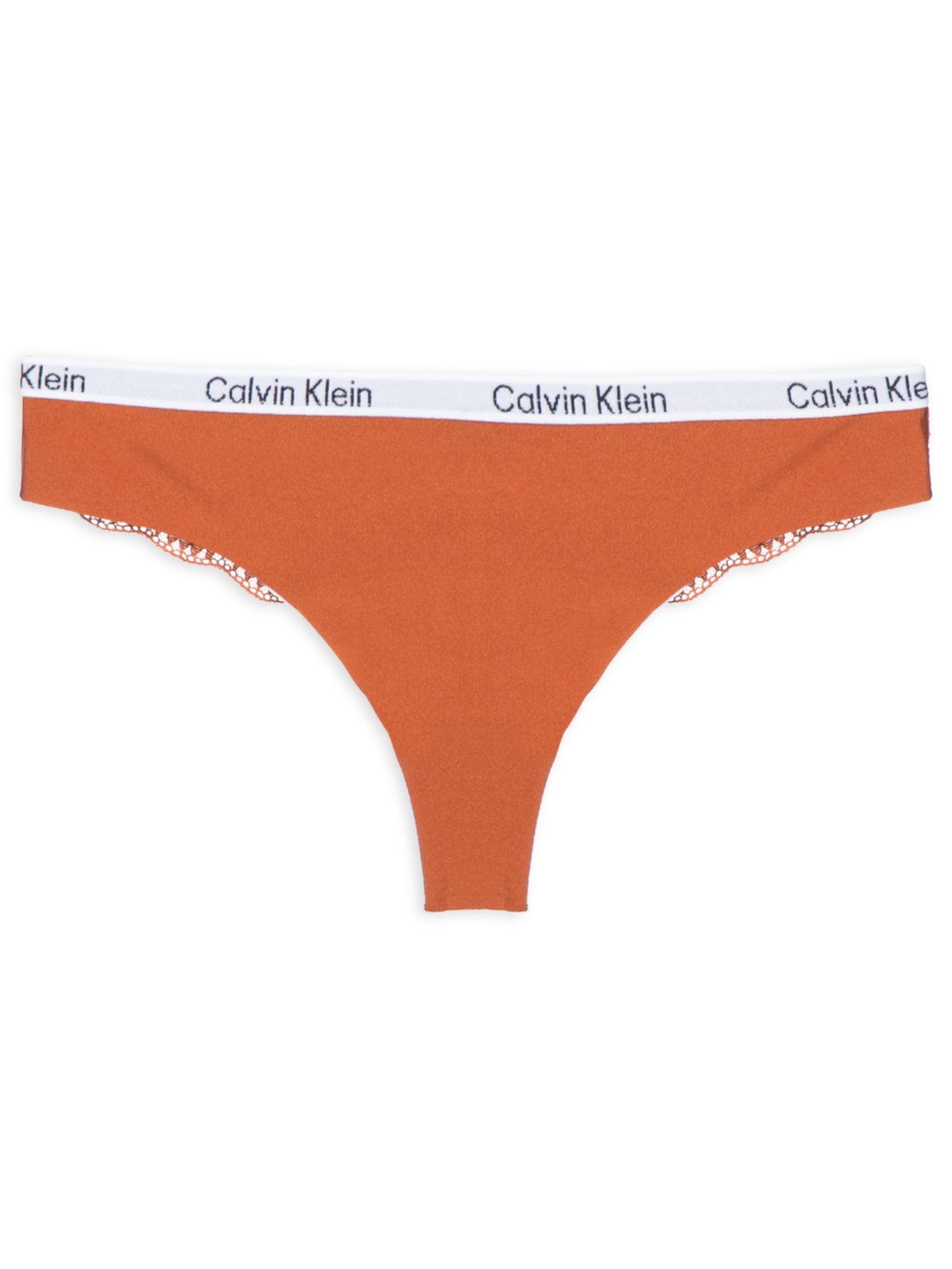 Calcinha Fio Dental Tailored Micro Lace - Laranja
