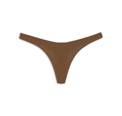 Calcinha Fio Poliamida Maya - Marrom