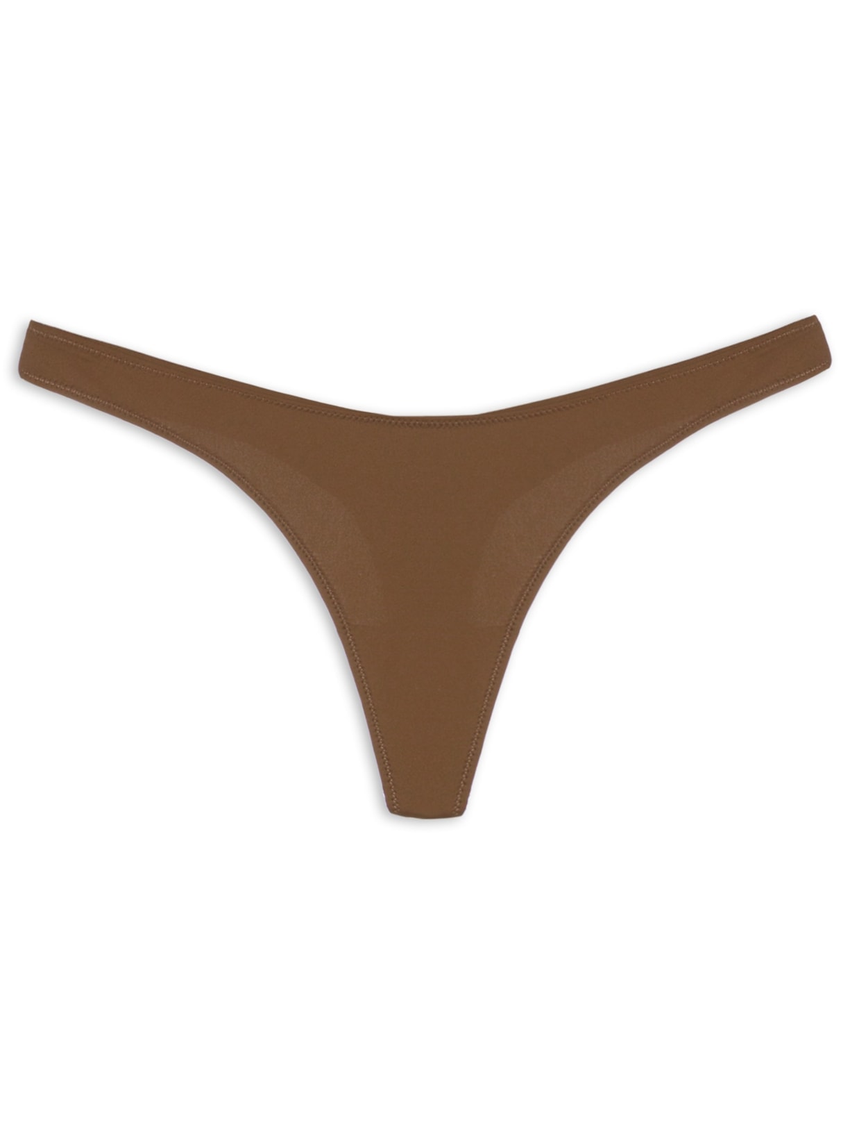 Calcinha Fio Poliamida Maya - Marrom