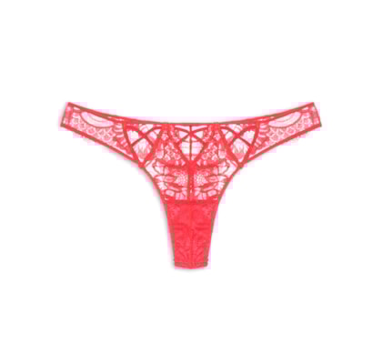 Calcinha Fio Renda Luiza - Vermelho