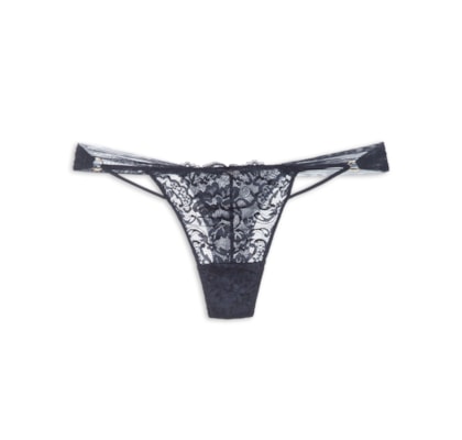 Calcinha Fio Renda Oliva - Azul