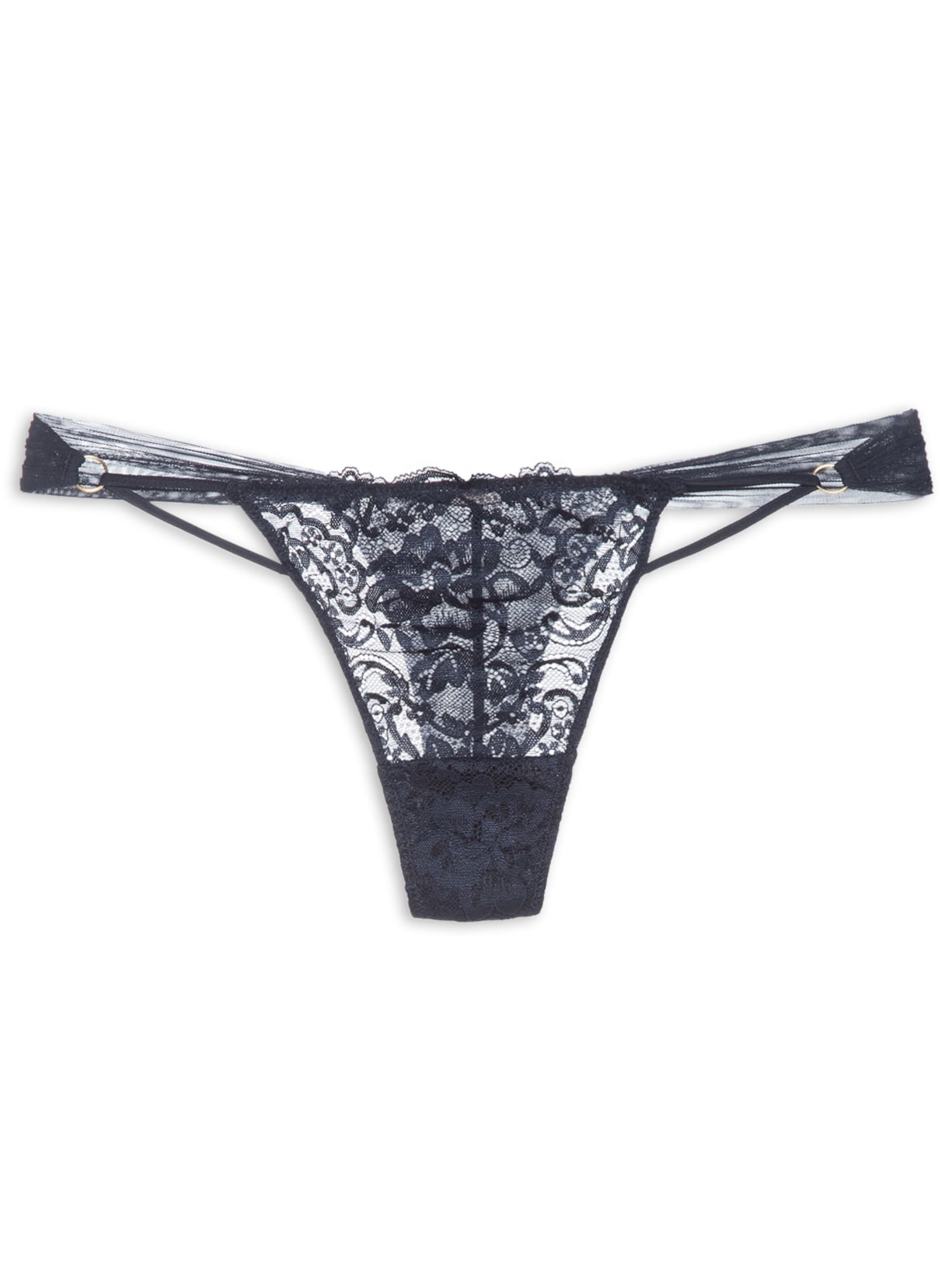 Calcinha Fio Renda Oliva - Azul