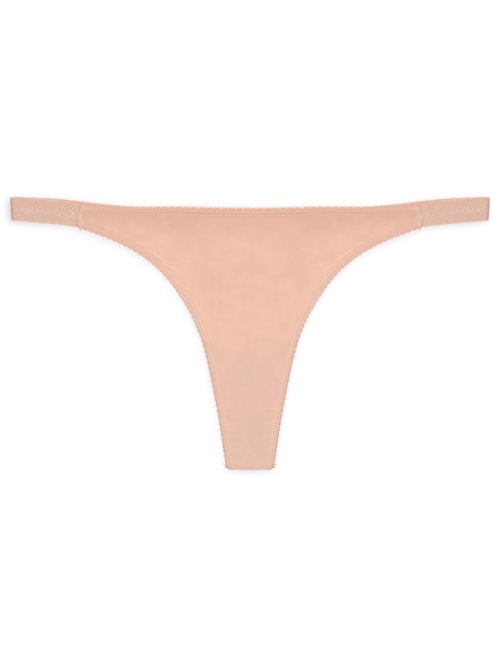 Calcinha Fio String Soft Lace - Bege