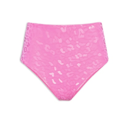 Calcinha Hot Pant Carnaval Animal Print - Rosa