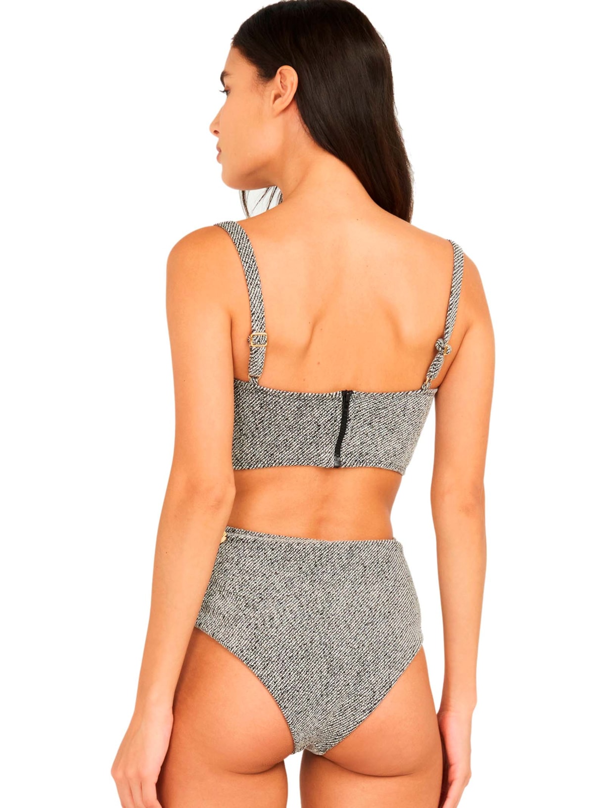 Calcinha Hot Pant Cinza  Triya