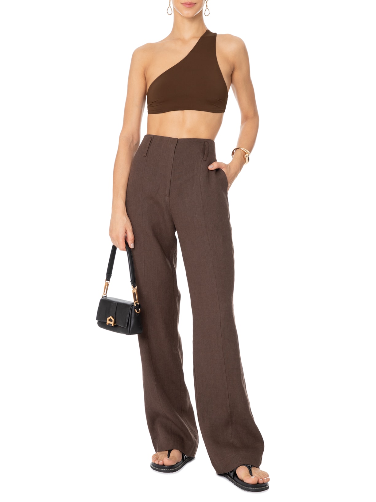 Calcinha Hot Pant Clássica Marrom Haight