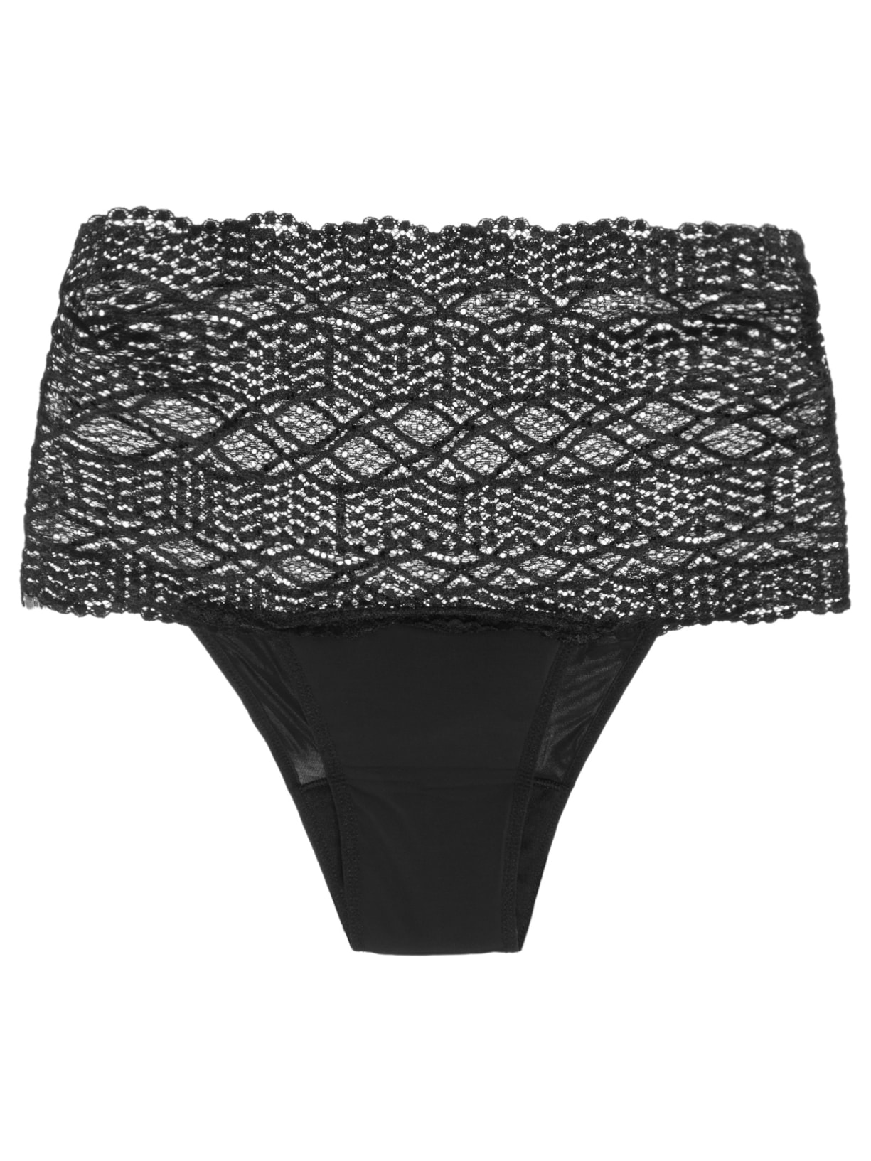 Calcinha Hot Pant Romance Fluxo Intenso - Preto