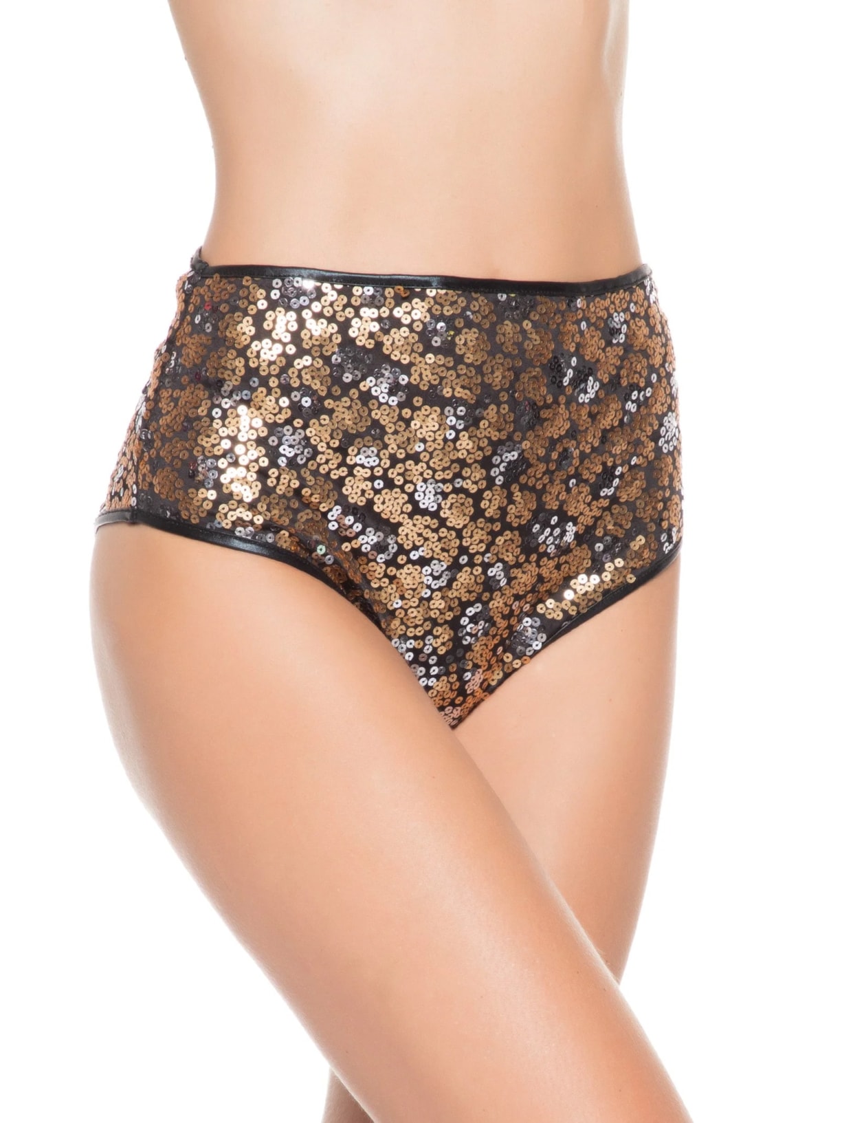 Calcinha Hot Pants Carnaval Dourado Market 33