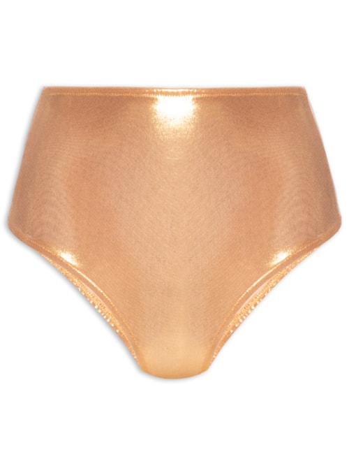 Calcinha Hot Pants Carnaval Metalizada - Dourado