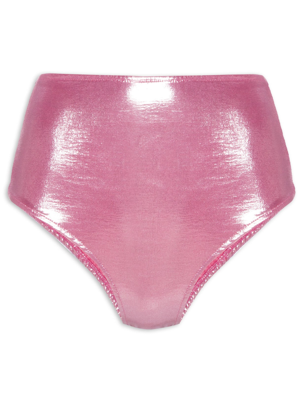 Calcinha Hot Pants Carnaval Metalizada Rosa Market 33