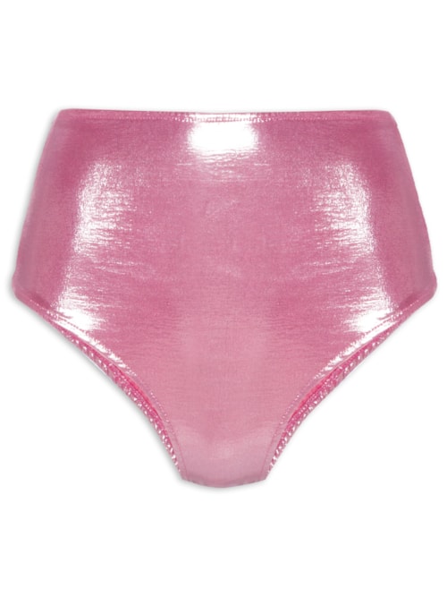 Calcinha Hot Pants Carnaval Metalizada - Rosa