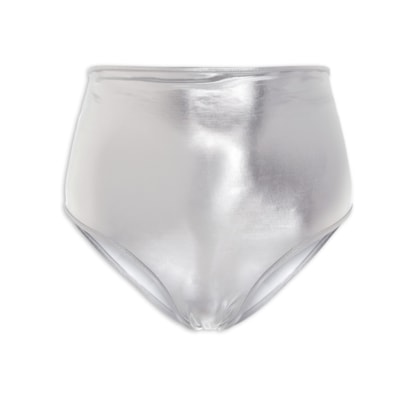 Calcinha Hot Pants Carnaval - Prata