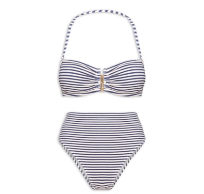 Calcinha Hot Pants Cava - Azul
