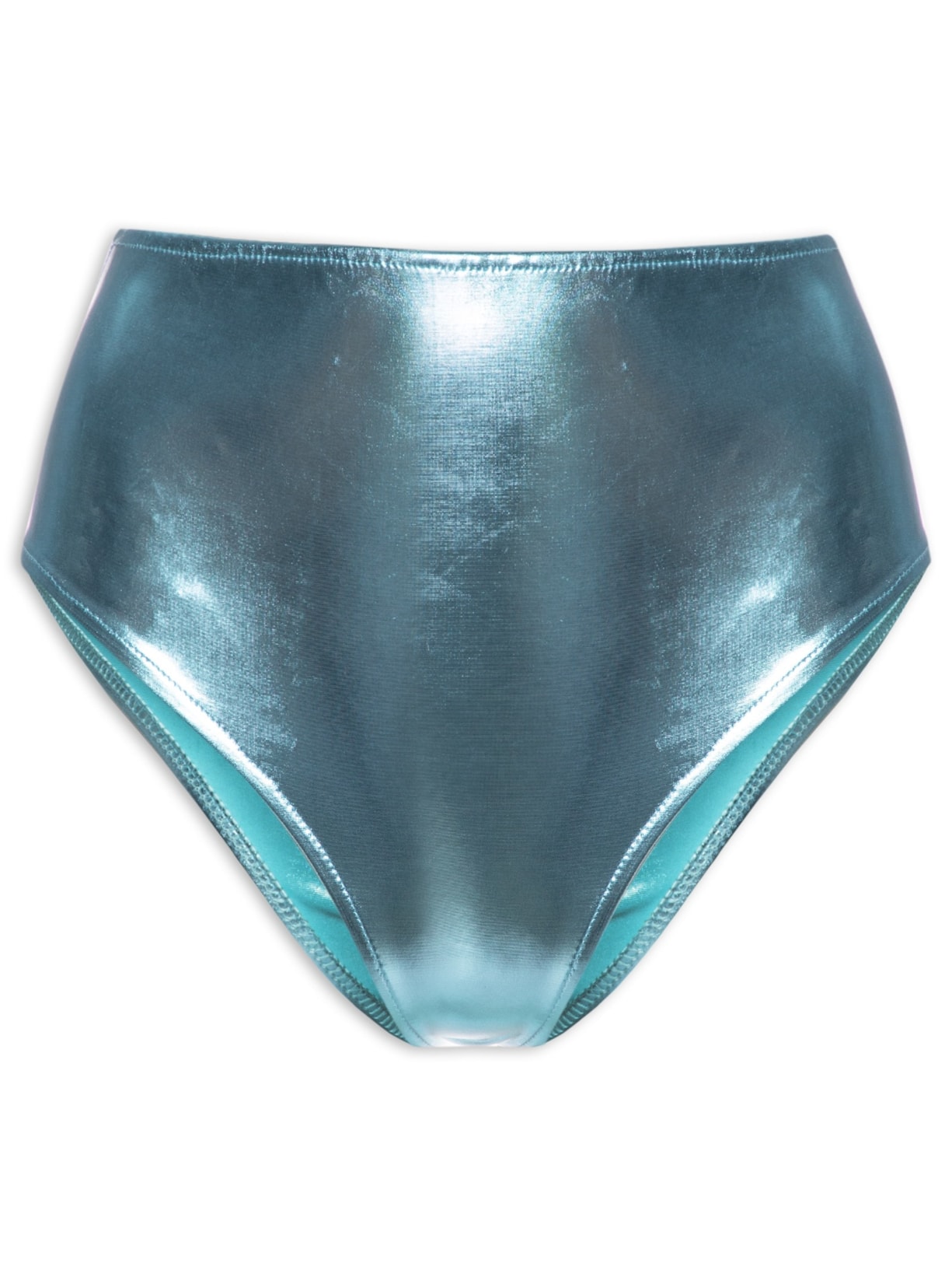 Calcinha Hot Pants Metalizada Carnaval Azul Market 33