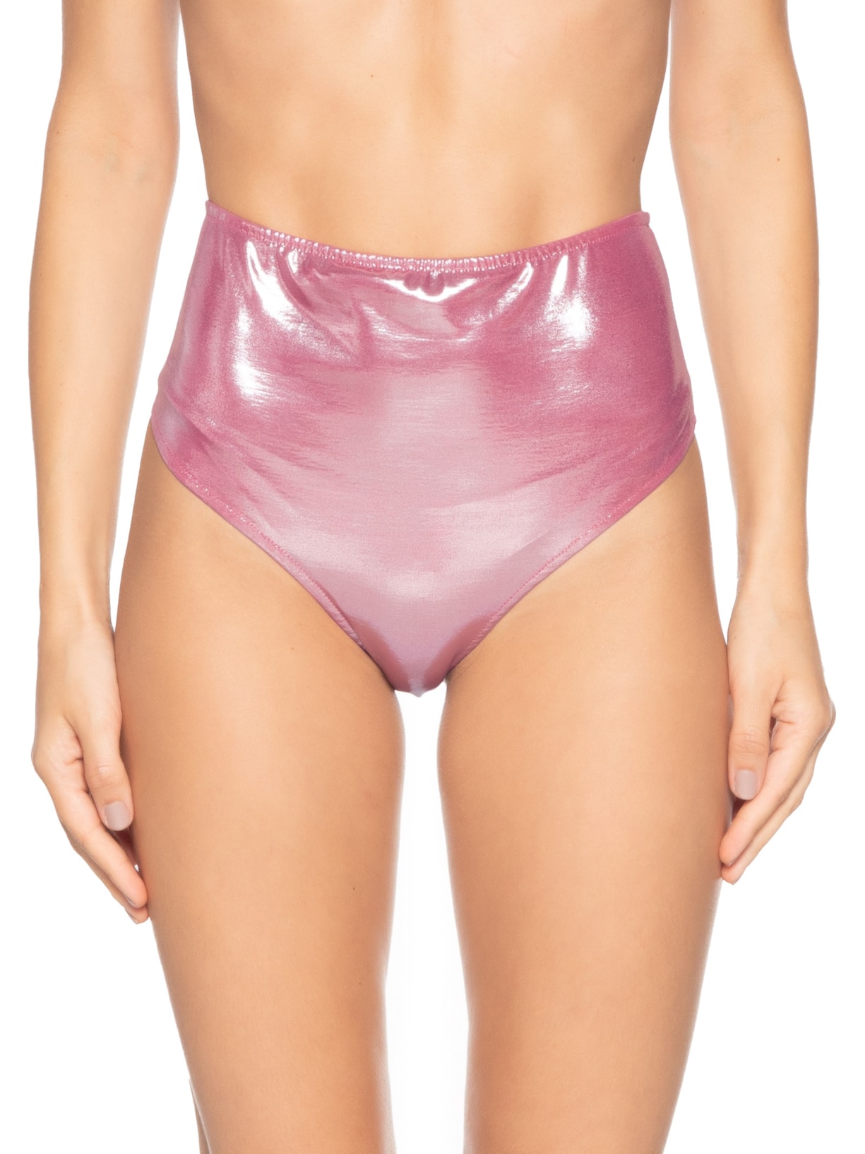 Calcinha Hotpant Carnaval Metalizada Rosa Market 33