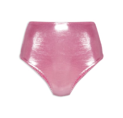 Calcinha Hotpant Carnaval Metalizada - Rosa