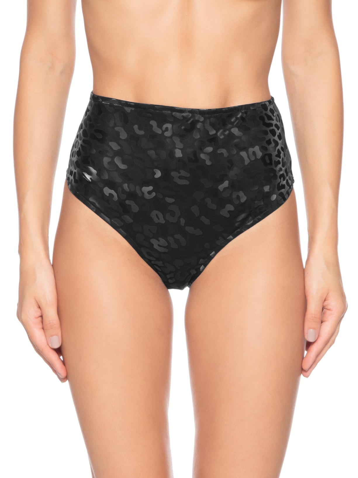 Calcinha Hotpants Carnaval Animal Print Preto Market 33