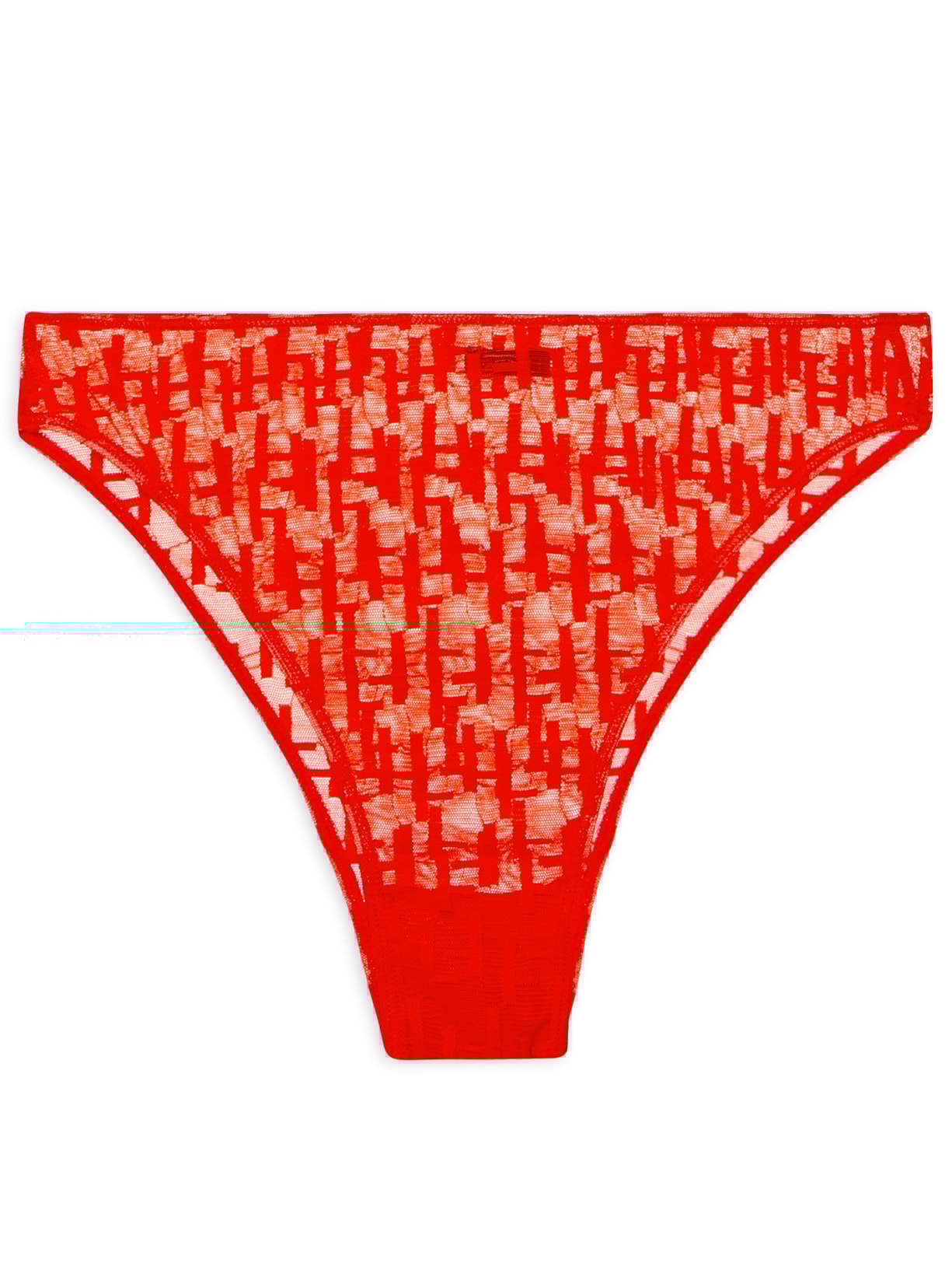 Calcinha Hotpants Mah Renda - Vermelho