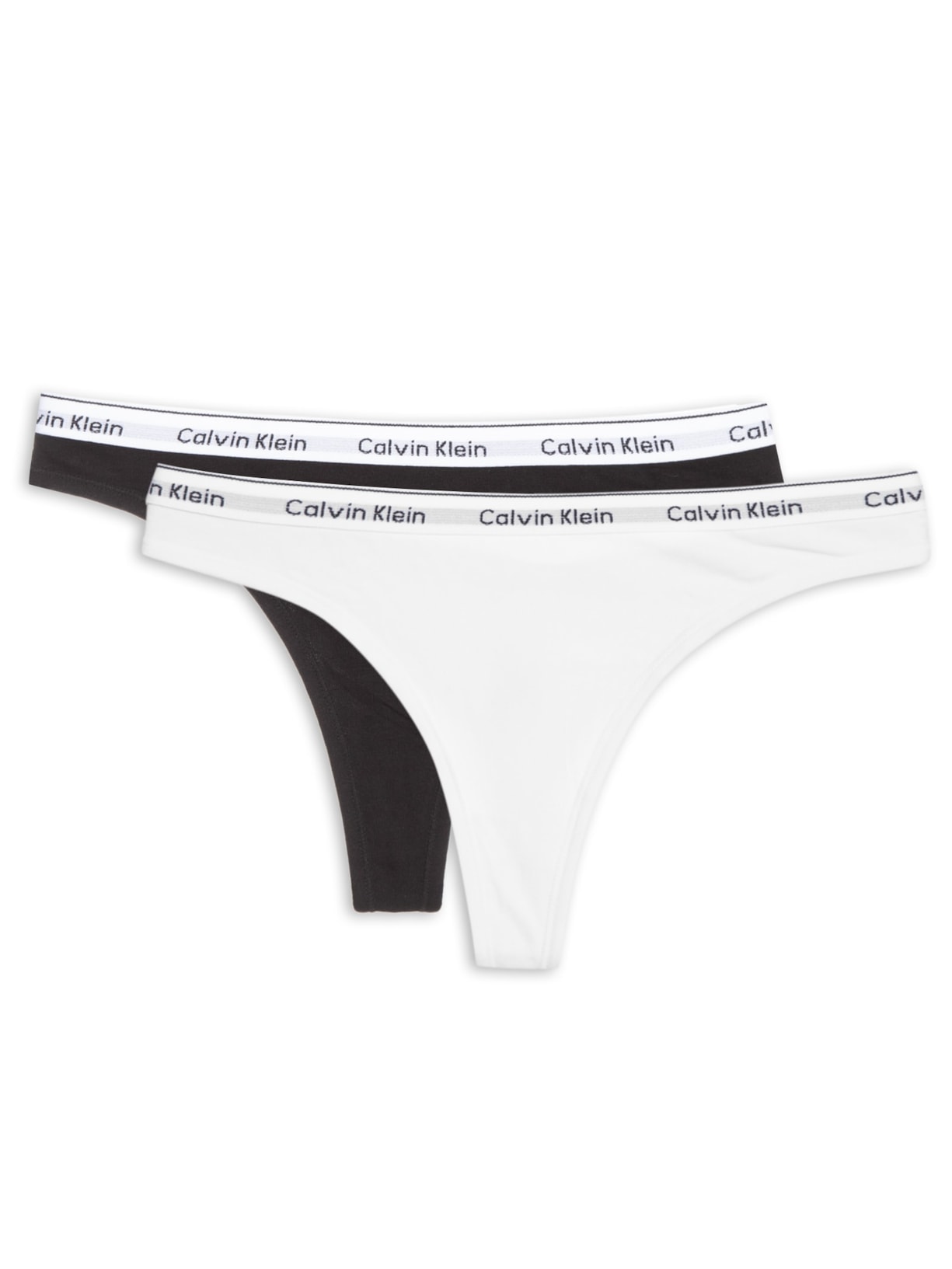 Calcinha Kit 2 Fio Dental Mini Modern Cotton - Branco