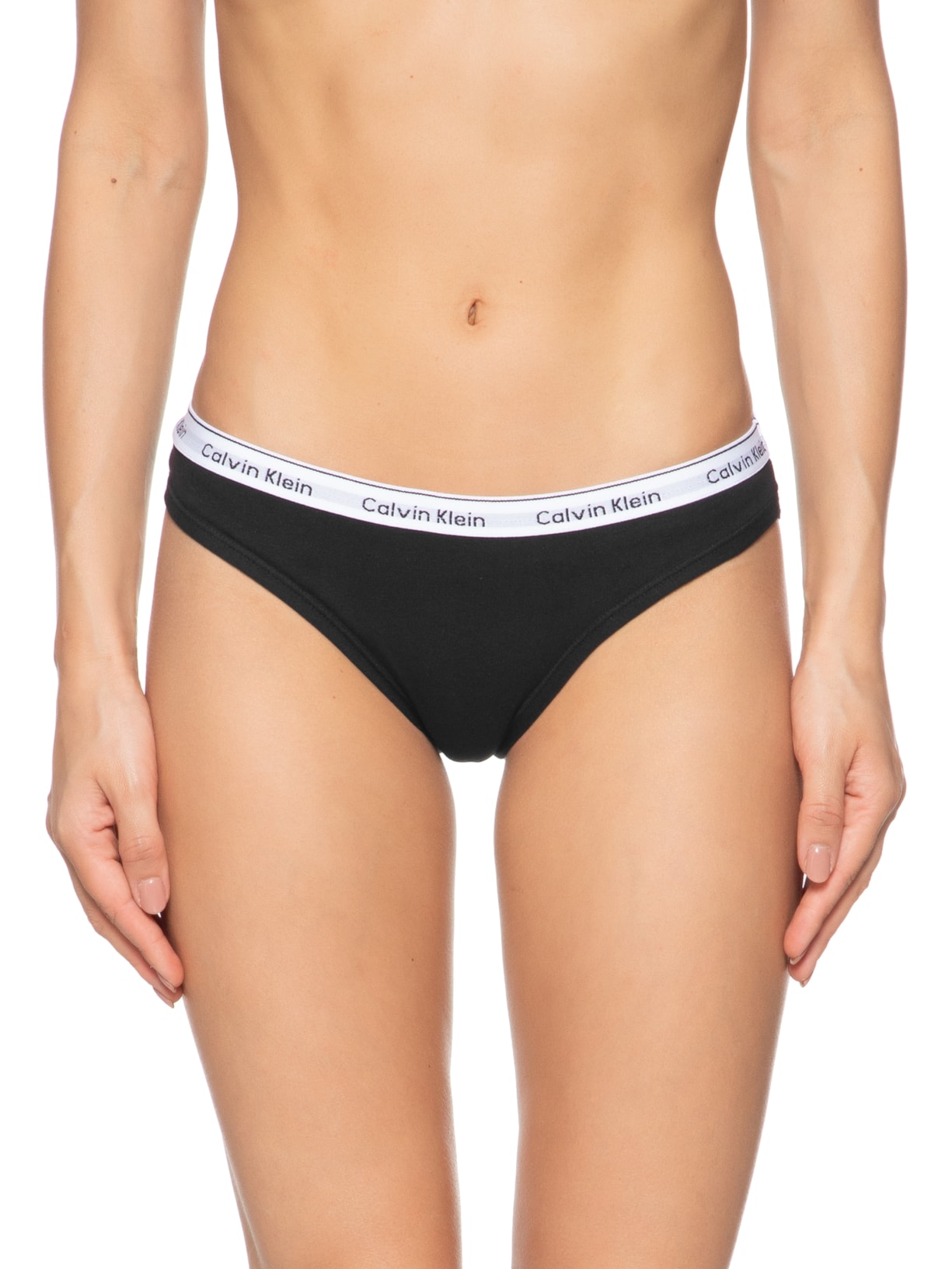 Calcinha Kit 2 Tangas Mini Modern Cotton Branco Calvin Klein Underwear