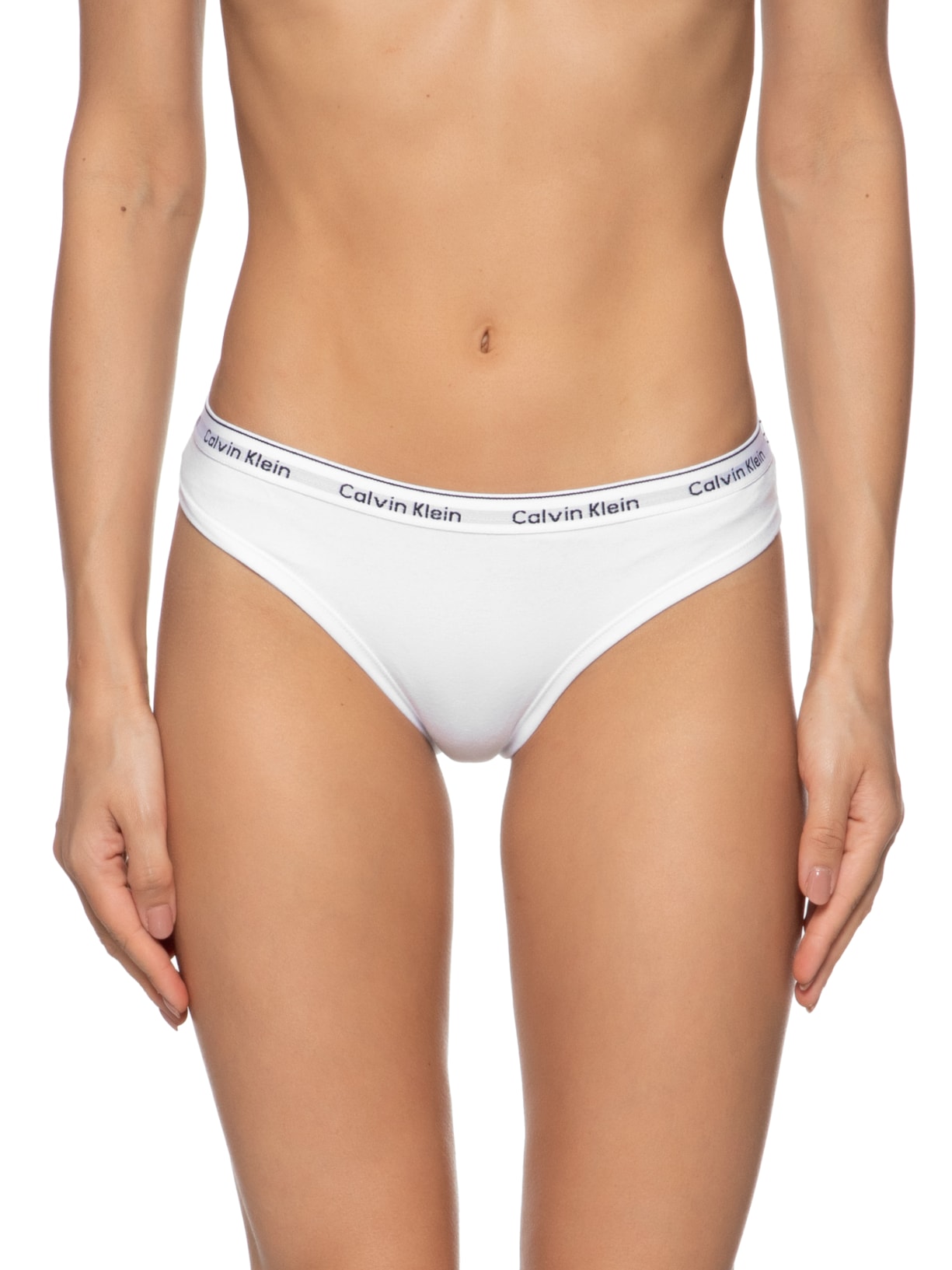 Calcinha Kit 2 Tangas Mini Modern Cotton Branco Calvin Klein Underwear