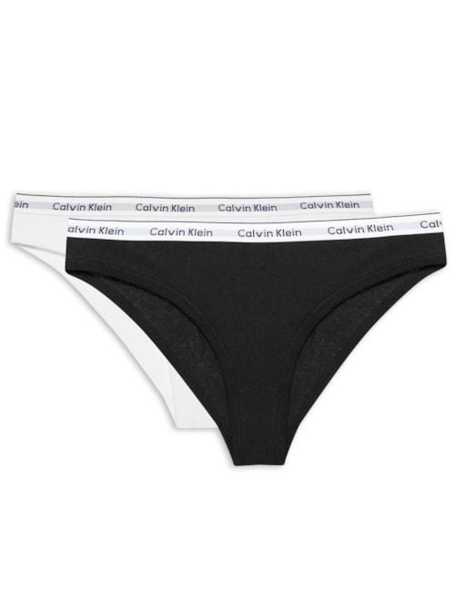 Calcinha Kit 2 Tangas Mini Modern Cotton - Branco